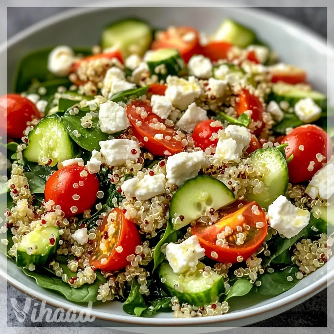 Ensalada de Quinoa y Espinacas ¡Descubre su frescura!