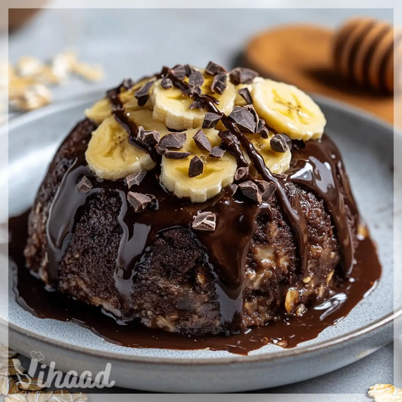 Pastelito de Avena y Chocolate en Microondas ¡Delicioso!